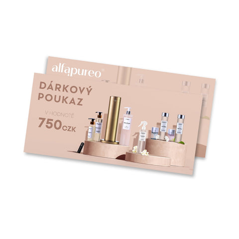 Ajándékutalvány 750 CZK értékben